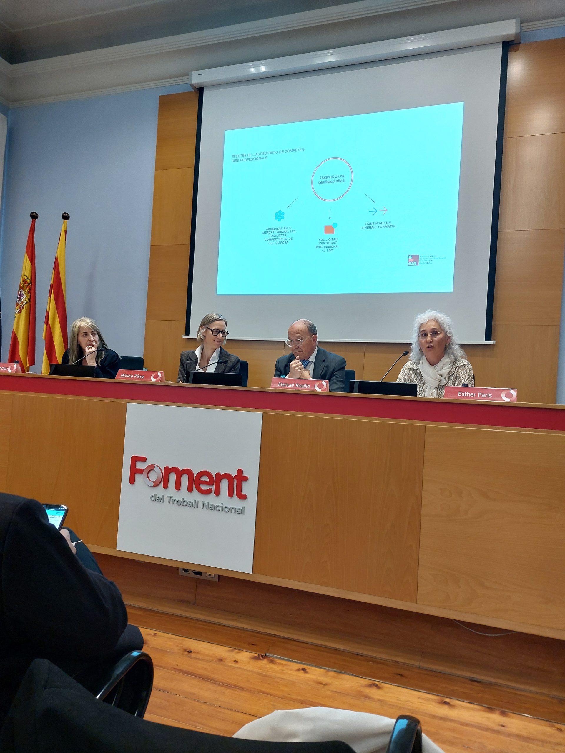 Participación en la jornada: año europeo de las competencias y micro credenciales de Foment del Treball